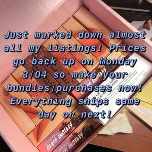 BRAND NEW MAKEUP! LOW PRICES JUST MARKED DOWN!